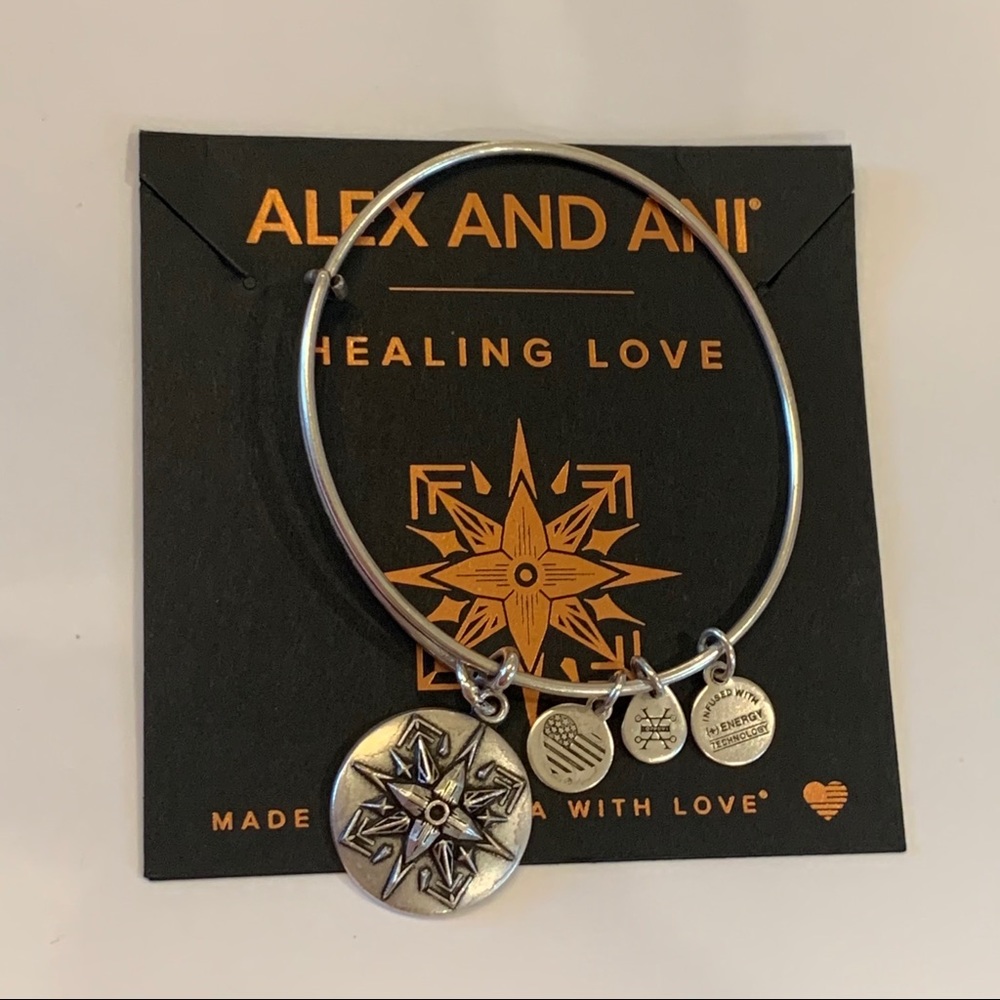 ALEX AND ANI silver “Healing Love” Bracelet